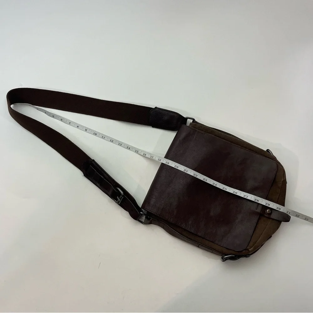 Vintage Hugo Boss Messenger Bag Genuine Leather RARE